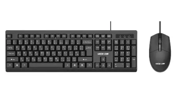 کیبورد و ماوس سیمی گرین Green GKM-100 Wired Keyboard & Mouse