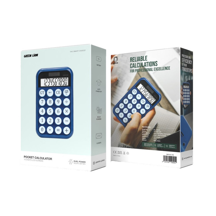 ماشین حساب جیبی فانتزی گرین لاین Green Lion Pocket Calculator
