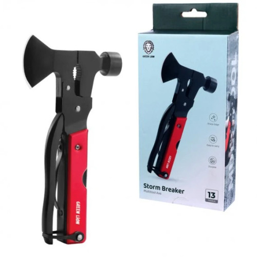 تبر و چکش 13 کاره گرین لاین Green Lion Storm Breaker Multi Axe Hammer