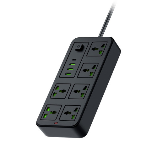 چند راهی و محافظ برق پرودو بلو مدل Universal Sockets 6