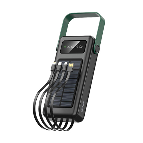 پاوربانک خورشیدی گرین لاین سولار مکس Power Bank Green Lion Solar Max 30000mAh
