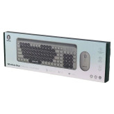 ست ماوس و کیبورد گرین لاین Duo بی سیم مدل GNGKM200WKBK