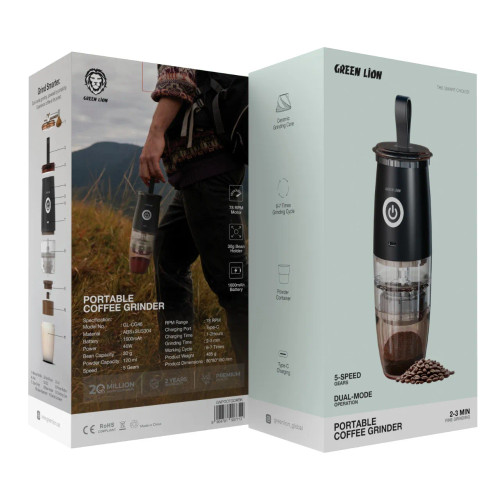 آسیاب قهوه قابل حمل گرین لاین مدل Green Lion Portable Coffee Grinder