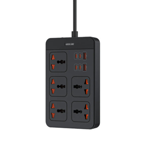 چندراهی برق یونورسال و شارژر گرین لاین Green Lion GS-500 Power Socket PD 20W