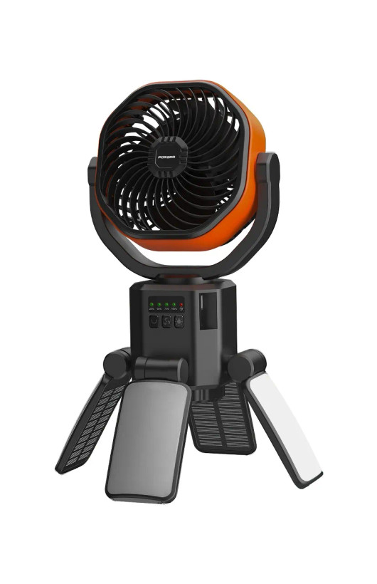 پنکه شارژی خورشیدی پرودو مدل Suncharge با پاوربانک