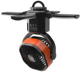 پنکه شارژی خورشیدی پرودو مدل Suncharge با پاوربانک