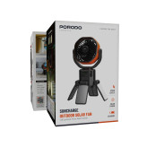 پنکه شارژی خورشیدی پرودو مدل Suncharge با پاوربانک