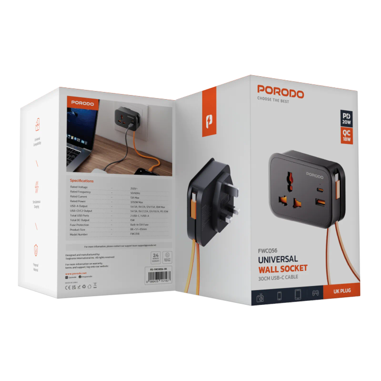 پریز برق یونیورسال پورودو