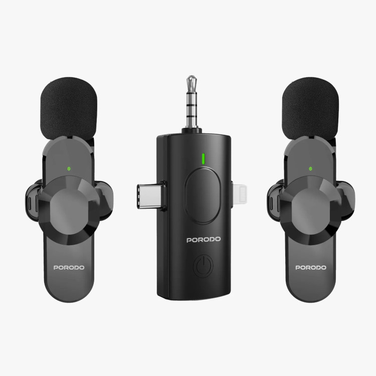 میکروفن بی سیم یقه ای پرودو مدل PDLAMPHF13BK