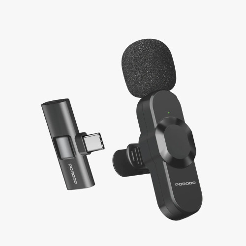 میکروفن بی سیم یقه ای پرودو مدل PDLAMPHF2BK