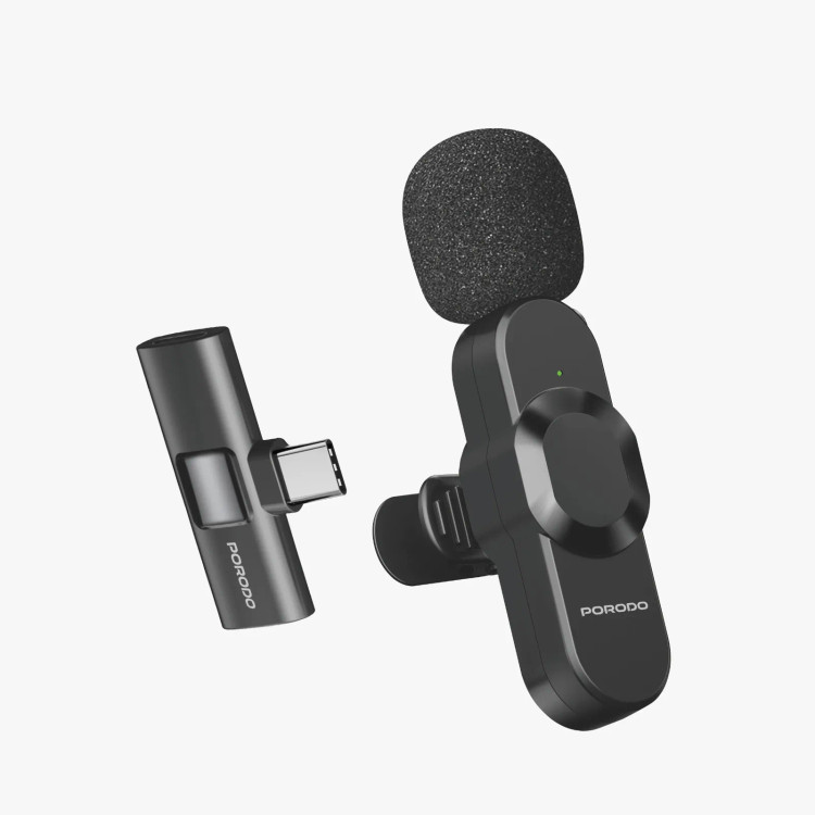 میکروفن بی سیم یقه ای پرودو مدل PDLAMPHF2BK