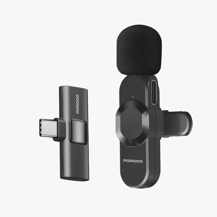 میکروفن بی سیم یقه ای پرودو مدل PDLAMPHF2BK