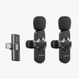 میکروفن یقه ای بیسیم 2عددی پرودو مدل PDLAMPHF3BK