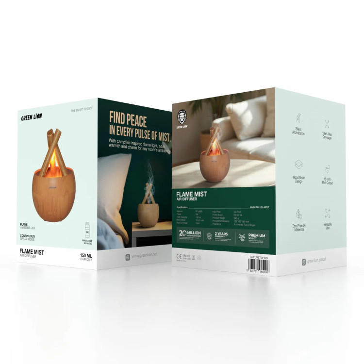 دستگاه بخور گرین لاین مدل Flame Mist