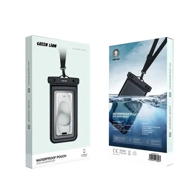 کاور ضد آب گرین لاین مدل Waterproof Pouch مناسب گوشی ۷.۲ اینچی