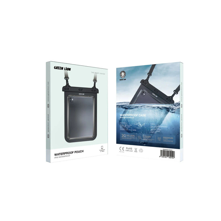 کاور ضدآب موبایل هوشمند گرین لاین مدل GNWPRFP12CLR مناسب برا تبلت 12 اینچ