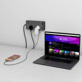 چندراهی برق هوشمند تایمر دار پاورولوژی مدل PWCUQC046BK