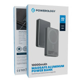 پاوربانک پاورولوجی مدل MAGSAFE ALUMINUM ظرفیت 10000 میلی آمپر ساعت مدل PPBCHA34