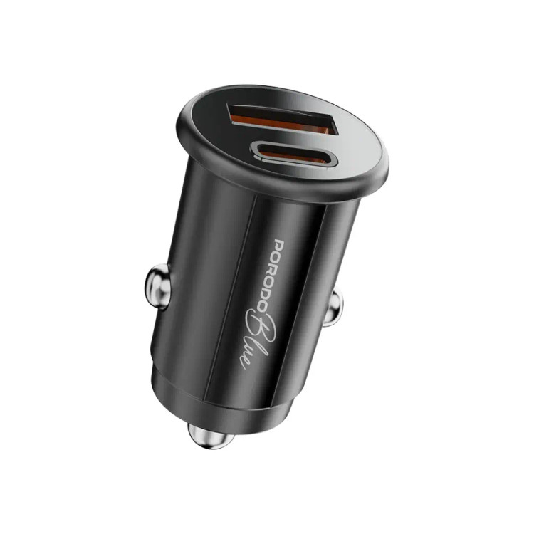 شارژر فندکی دو پورت 36W پرودو مدل PB-FWCH037-BK-L PD