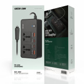 اینورتر فندکی خودرو گرین لاین مدل GC-200 توان 200 وات