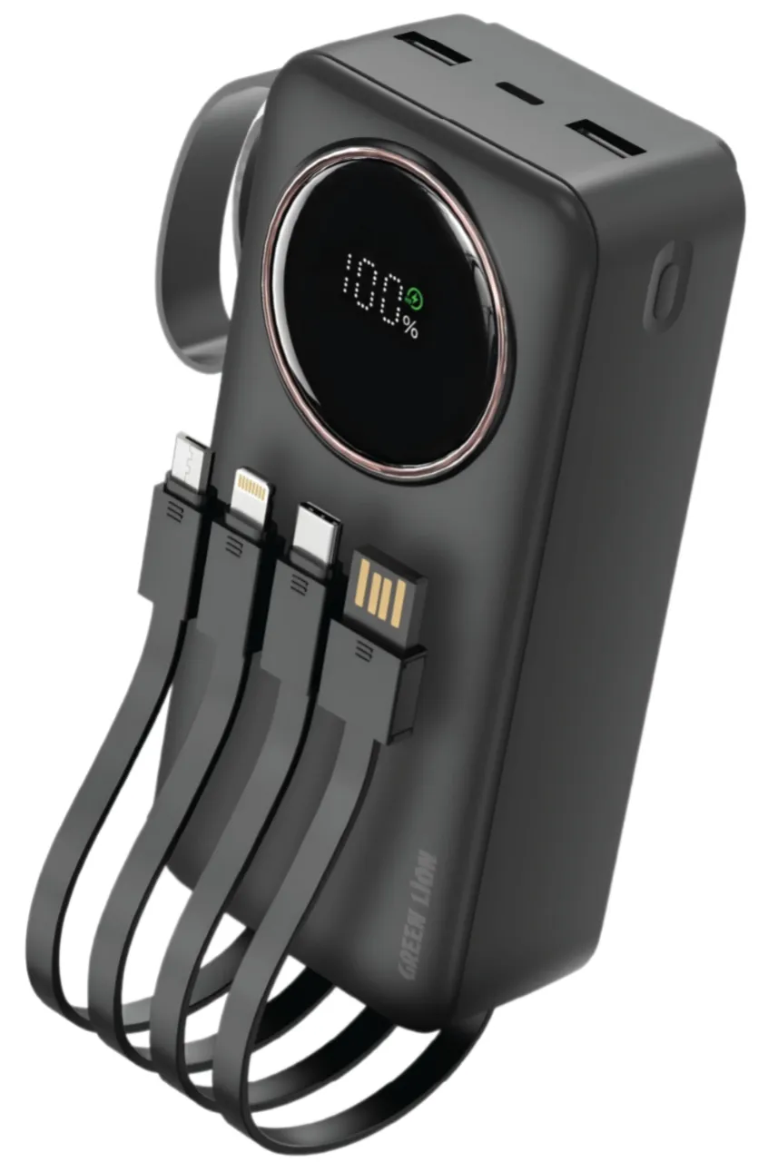 پاوربانک گرین مدل Power Pulse ظرفیت ۳۰ هزار میلی آمپر ساعت