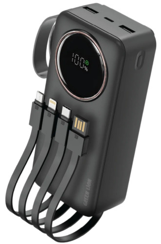 پاوربانک گرین مدل Power Pulse ظرفیت ۳۰ هزار میلی آمپر ساعت