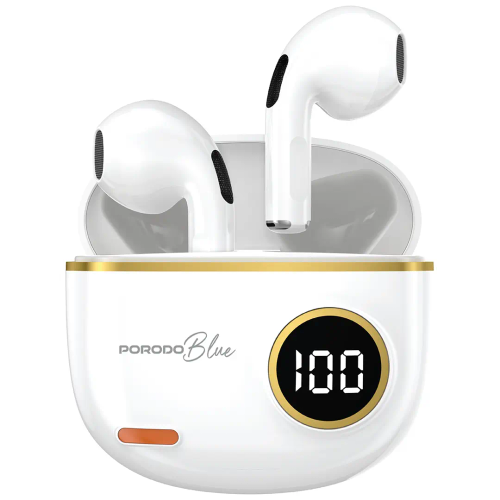 ایرپاد پرودو مدل PBSTS190WH ا Porodo Blue Pop Tune True Wireless Deep Bass Earbuds