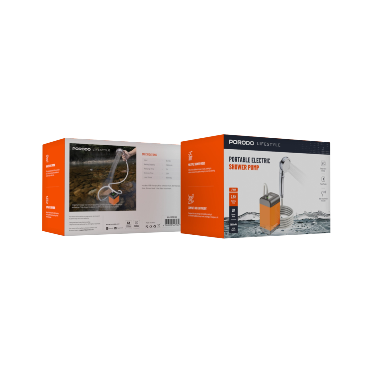 دوش شارژی قابل حمل پرودو مدل Shower Pump