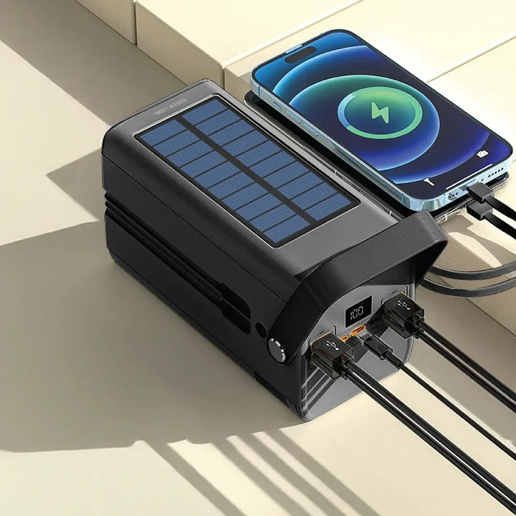 پاور بانک خورشیدی گرین لاین مدل Solar X ظرفیت ۱۰۰ هزار میلی آمپر