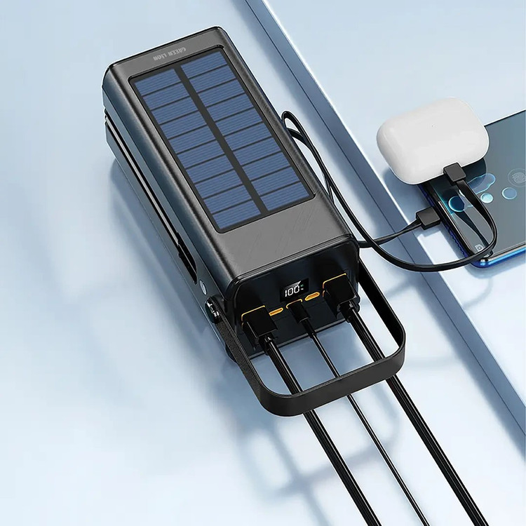 پاور بانک خورشیدی گرین لاین مدل Solar X ظرفیت ۱۰۰ هزار میلی آمپر