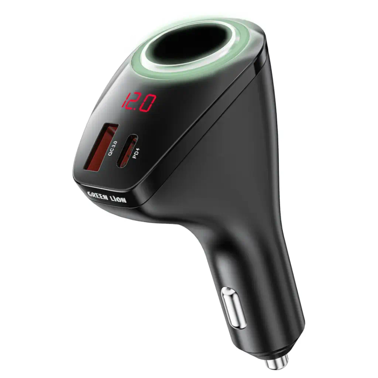 شارژر فندکی خودرو گرین لاین مدل Power Drive 75W
