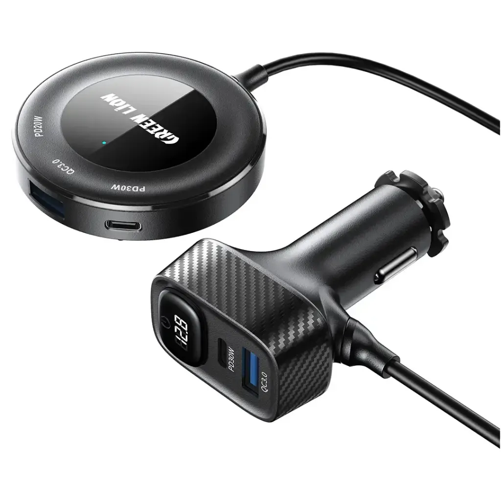 شارژر فندکی 5 در 1 گرین لاین Multiport