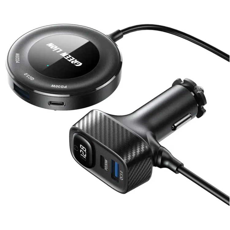 شارژر فندکی 5 در 1 گرین لاین Multiport