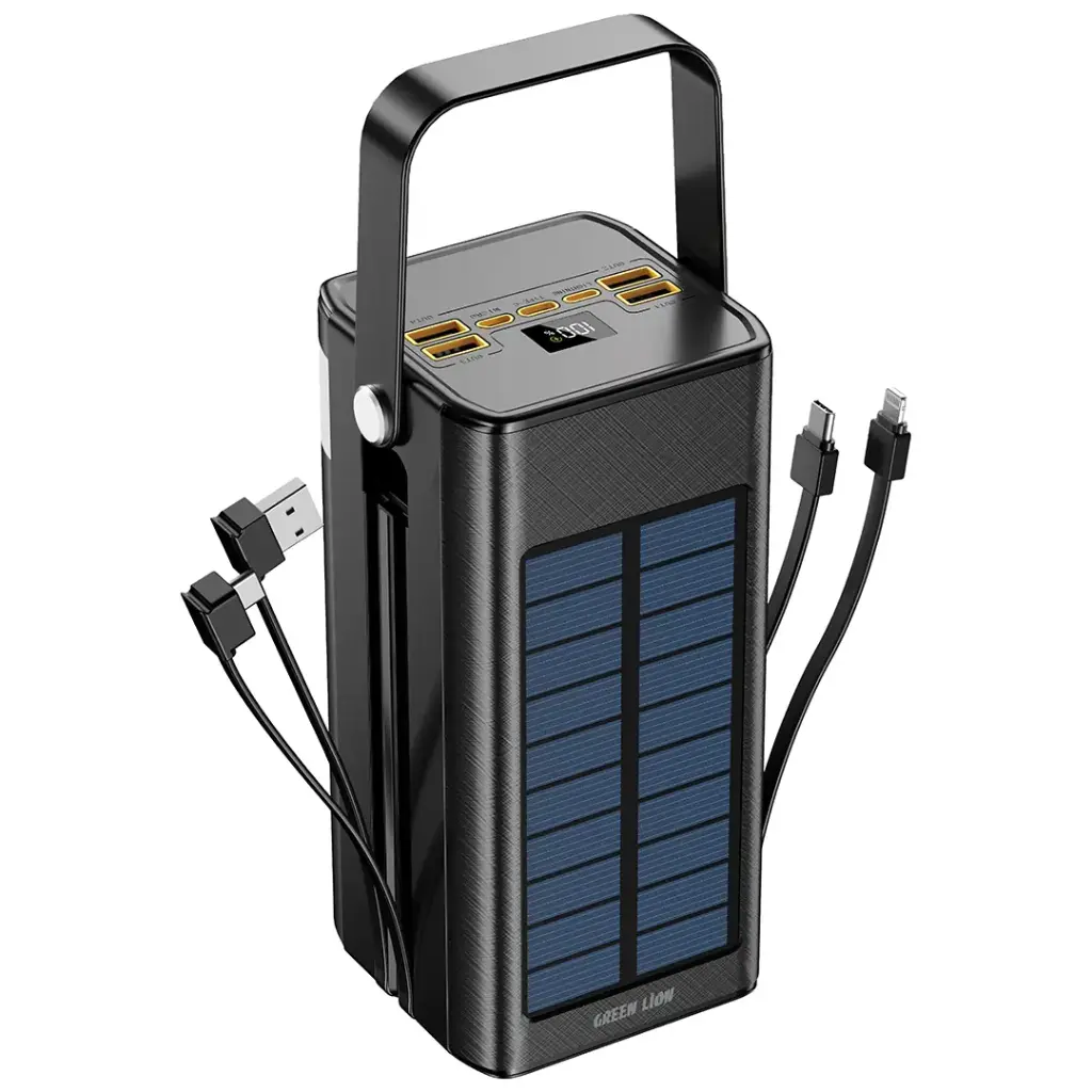 پاوربانک خورشیدی گرین لاین مدل Solar X ظرفیت 80هزار میلی آمپر