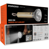 چراغ قوه چوبی پرودو مدل Birch300 با لامپ LED