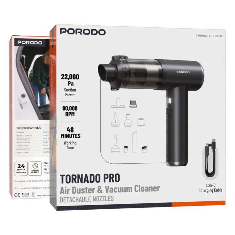 دمنده و جاروبرقی پرودو مدل Tornado Pro