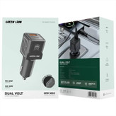شارژر فندکی 60W گرین لاین مدل Dual Volt GNDVC12CC