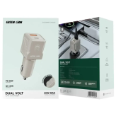 شارژر فندکی 60W گرین لاین مدل Dual Volt GNDVC12CC