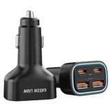 شارژر فندکی خودرو 70 وات گرین لاین مدل Quad Port
