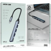 هاب 4 پورت USB-C گرین لاین مدل4in1