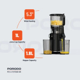 آبمیوهگیر پرودو مدلCold Press Slow Juicer