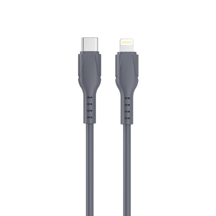 شارژر فندکی Porodo Blue Riva 60W دو پورت USB-C به همراه کابل USB-C به Lightning