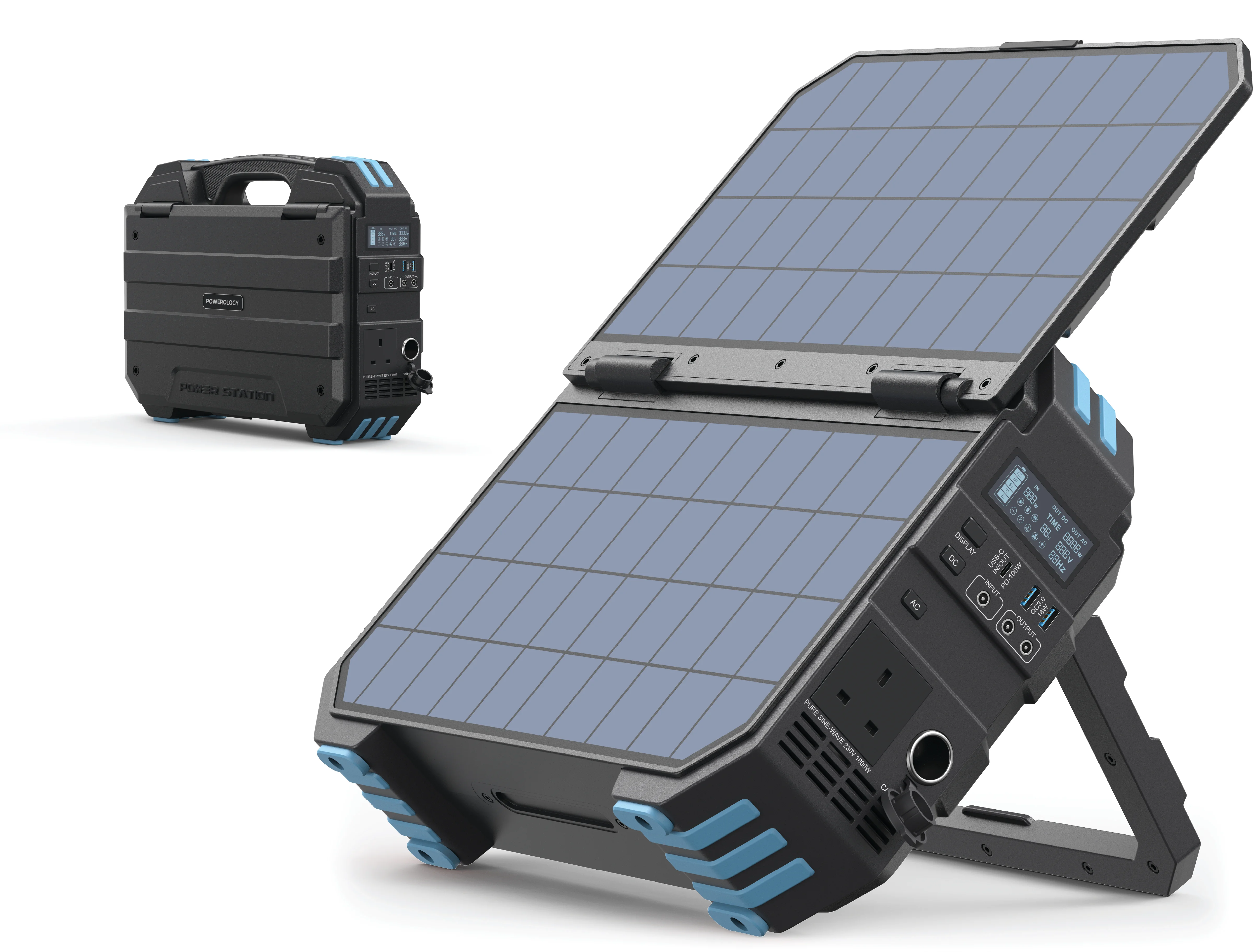 پاور استیشن خورشیدی 1600وات پاورولوژی مدل HELIO