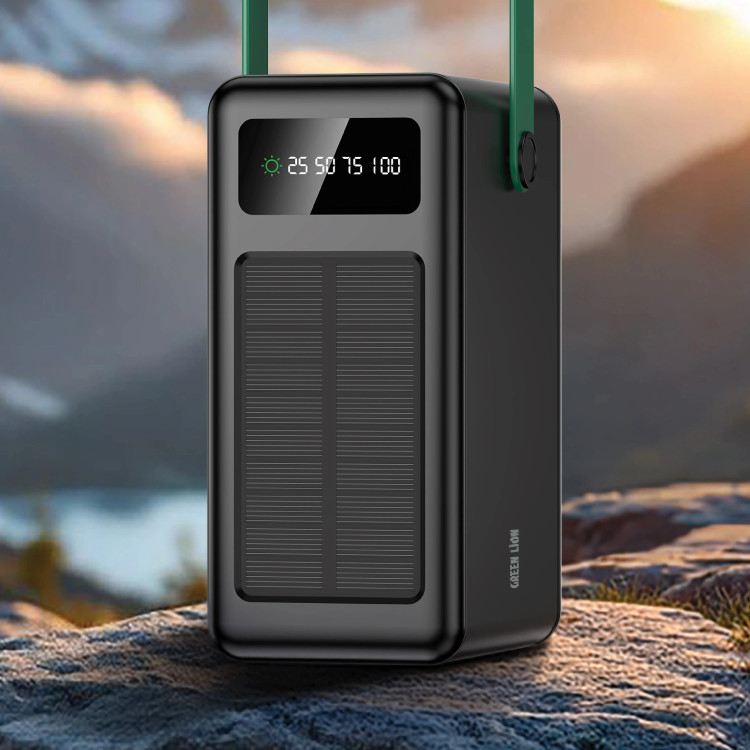 پاوربانک خورشیدی گرین لاین مدلSolar Max ظرفیت120000mAh