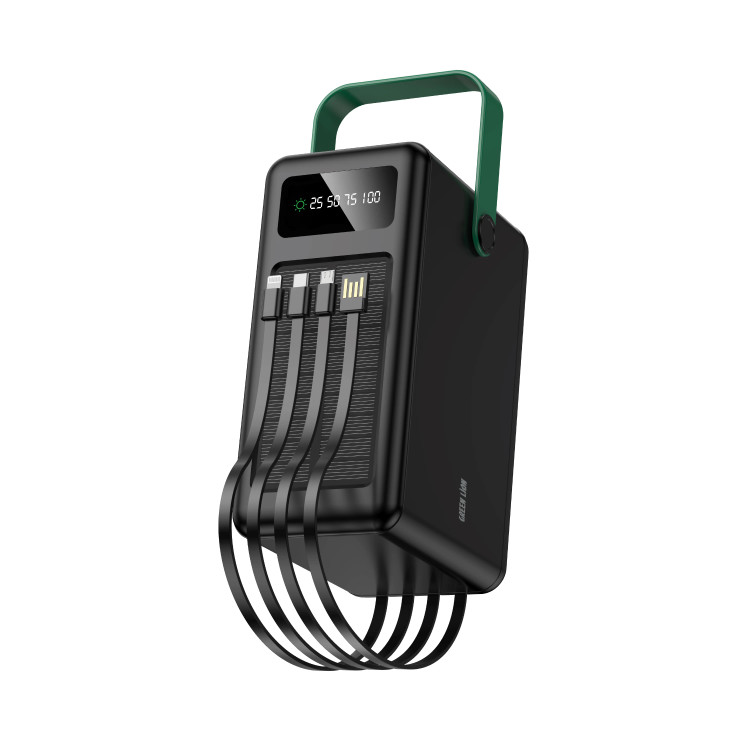 پاوربانک خورشیدی گرین لاین مدلSolar Max ظرفیت120000mAh