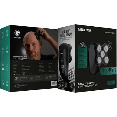 ماشین اصلاح 5 کاره و ضد آب گرین لاین مدل Rotary Shaver