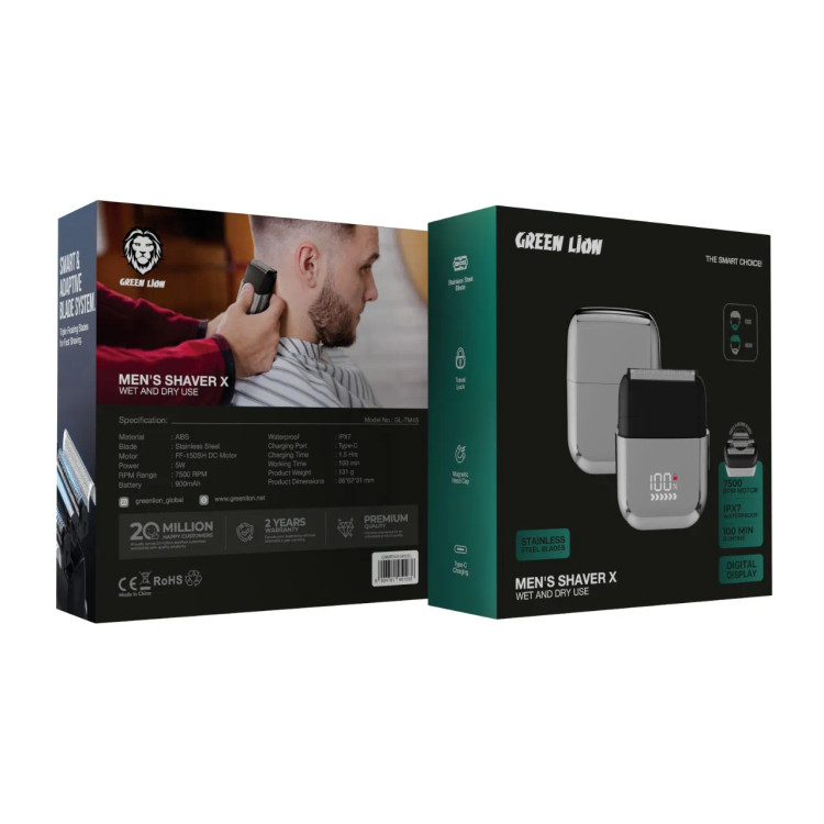 ماشین اصلاح مردانه ضدآب گرین لاین مدل Men’s Shaver X