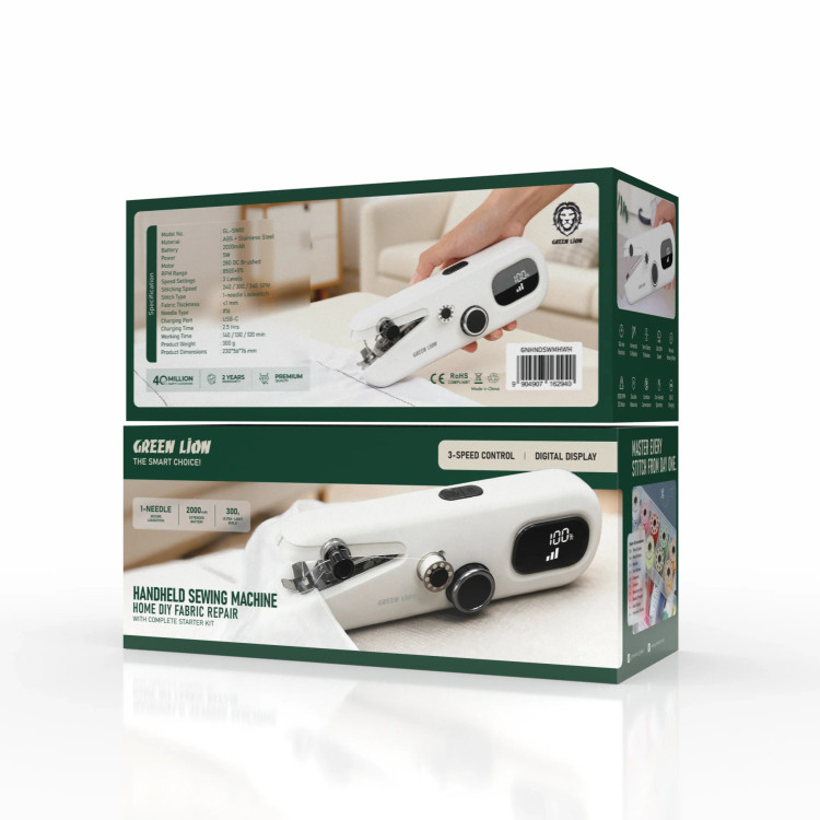 چرخ خیاطی دستی قابل حمل گرین لاین مدل Portable 2000mAh