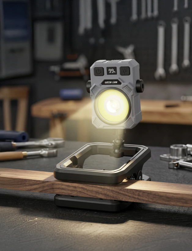 چراغ شارژی گیره دار کوچک 900 لومن گرین لاین مدلMini Clip Light