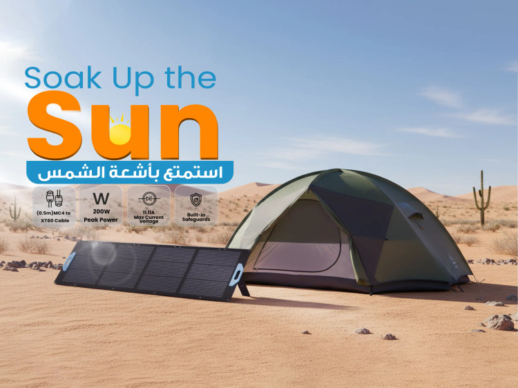 پنل خورشیدی قابل حمل پاورولوژی مدل 200W Monocrystalline